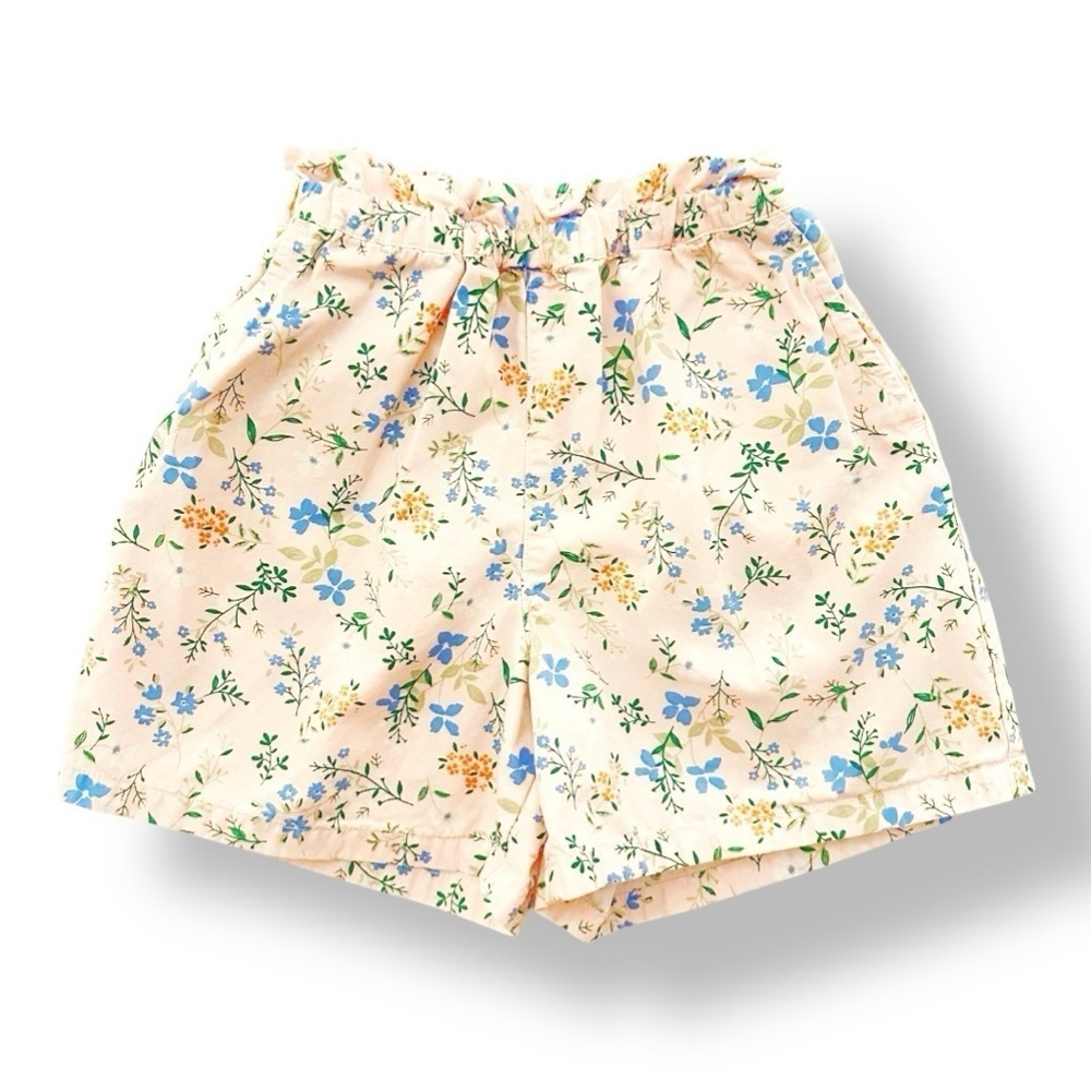 Uniqlo | Floral Paper Bag Shorts (7-8 yrs) 🌷